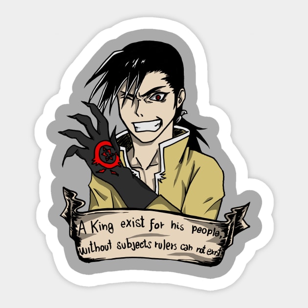 Ling Yao Greed. Sticker by Pride98